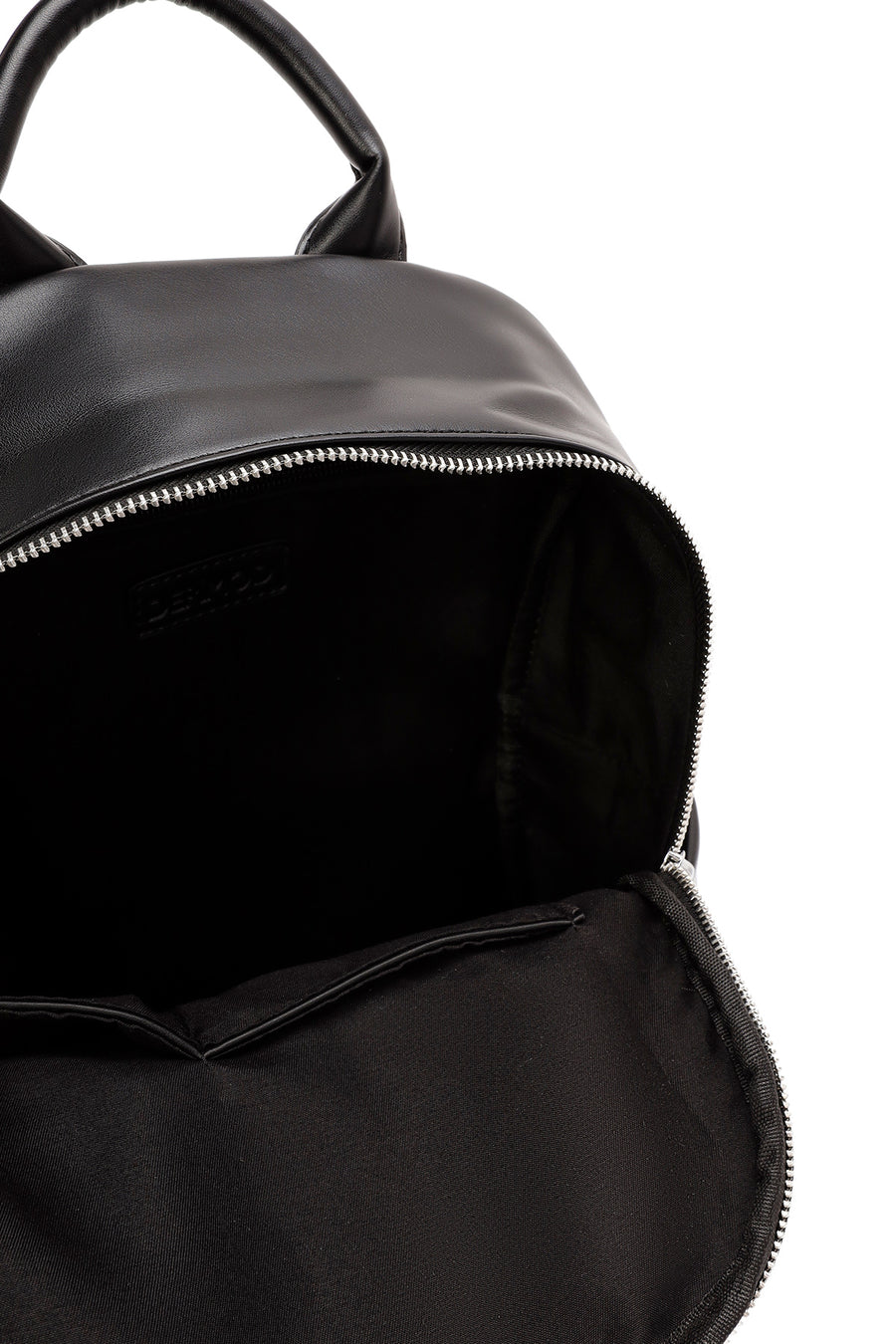 Women's Black Printed Backpack