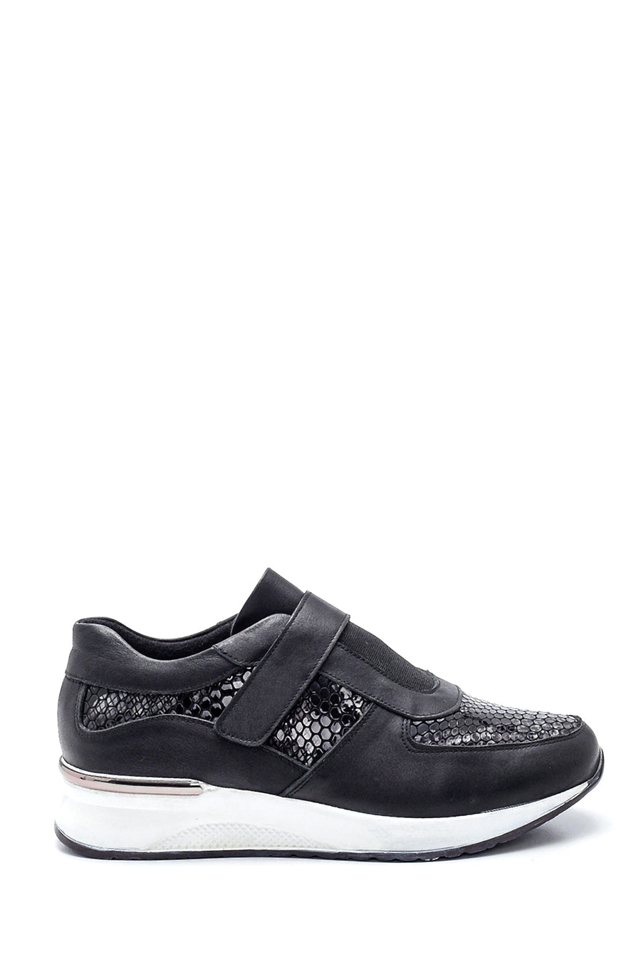Women's Leather Snake Pattern Shoes 21WFD411240 | Derimod