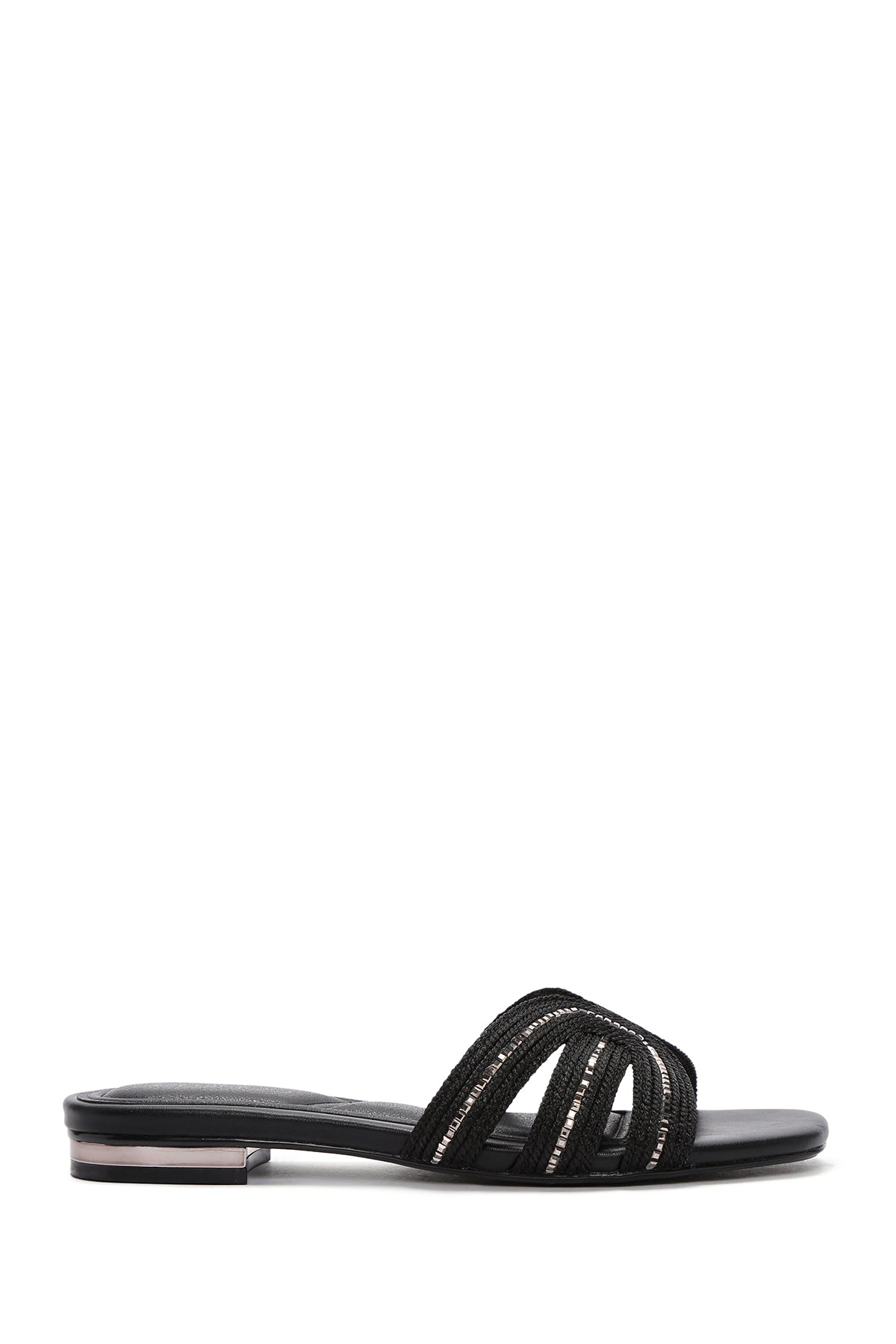 Women's Black Slippers 24SFD442014 | Derimod