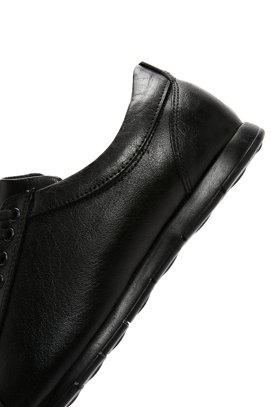 Men's Black Leather Casual Shoes