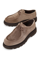 Male Mink Lace-Up Thick-Soled Suede Casual Shoes | Derimod