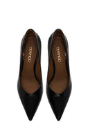 Woman Black Thin-Heeled Patent Leather Leather Stiletto | Derimod