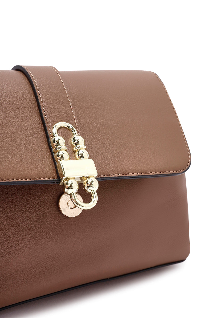 Women's Brown Long Strap Shoulder Bag