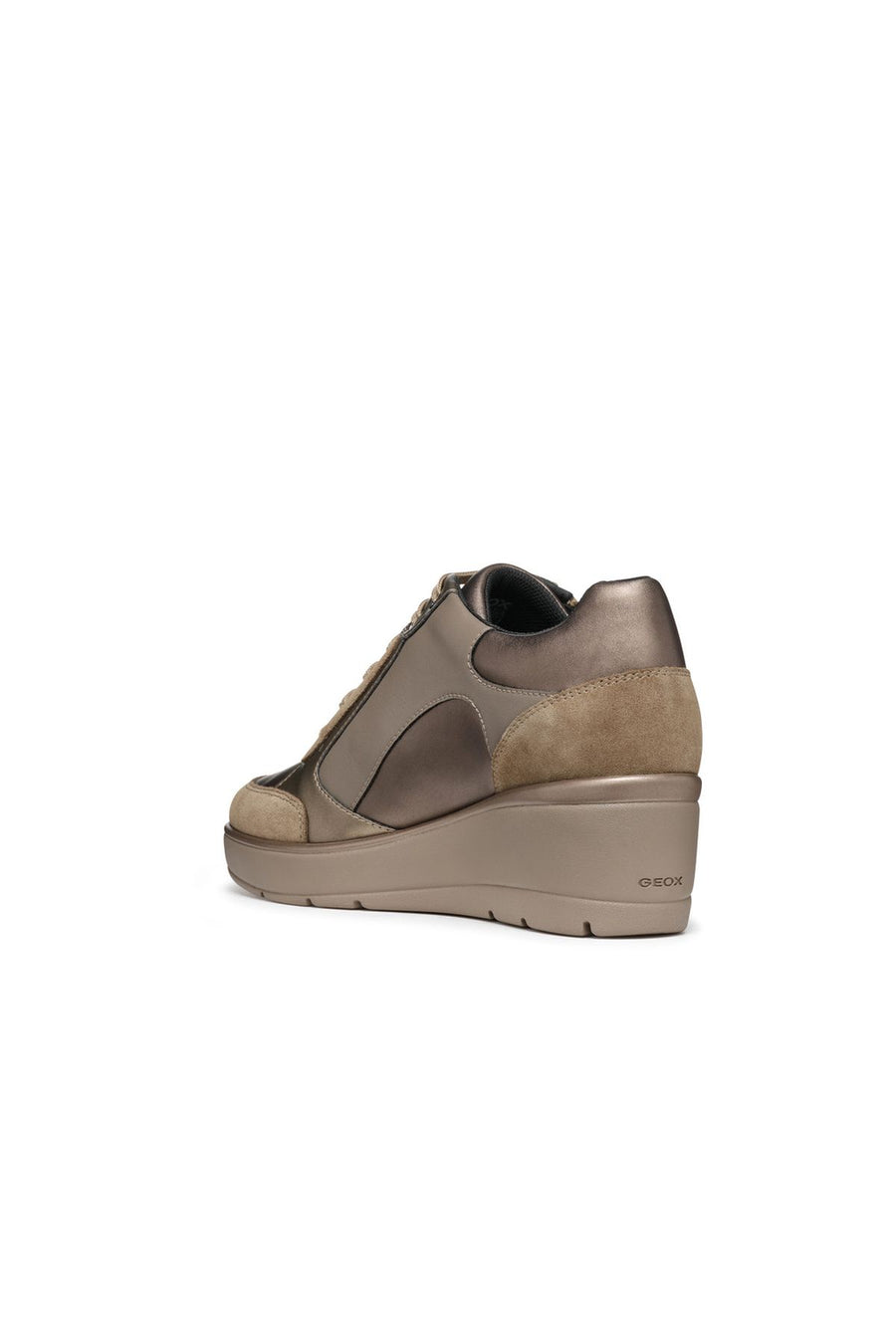 Geox Kadın Vizon Ilde Kalın Tabanlı Bağcıklı Sneaker