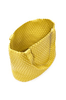 Women's Yellow Long Strap Knitted Shoulder Bag | Derimod