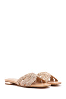 Women's Beige Slippers | Derimod