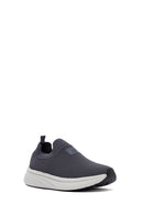 Derimod Zero Men's Gray Thick Soled Fabric Sneaker | Derimod