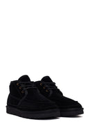 Male Black Lace-up Suede Casual Boots | Derimod