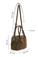 Women's Tote Bag with Accessory Detail | Derimod