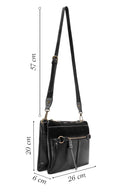 Women's Black Long Strap Crossbody Bag | Derimod