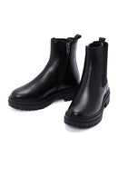 Women's Black Thick Soled Zippered Casual Boots | Derimod