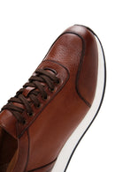 Men's Tan Leather Sneaker | Derimod