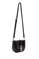 Women's Black Long Strap Crocodile Patterned Shoulder Bag | Derimod