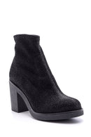 Women's Heeled Silvery Boots | Derimod