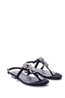 Women's Floral Detailed Sandals | Derimod