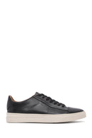 Men's Black Lace-up Leather Sneaker | Derimod