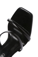 Women's Black Ankle Strap Heeled Sandals | Derimod