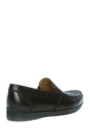 Geox Men's Black Siron W Leather Casual Loafer | Derimod