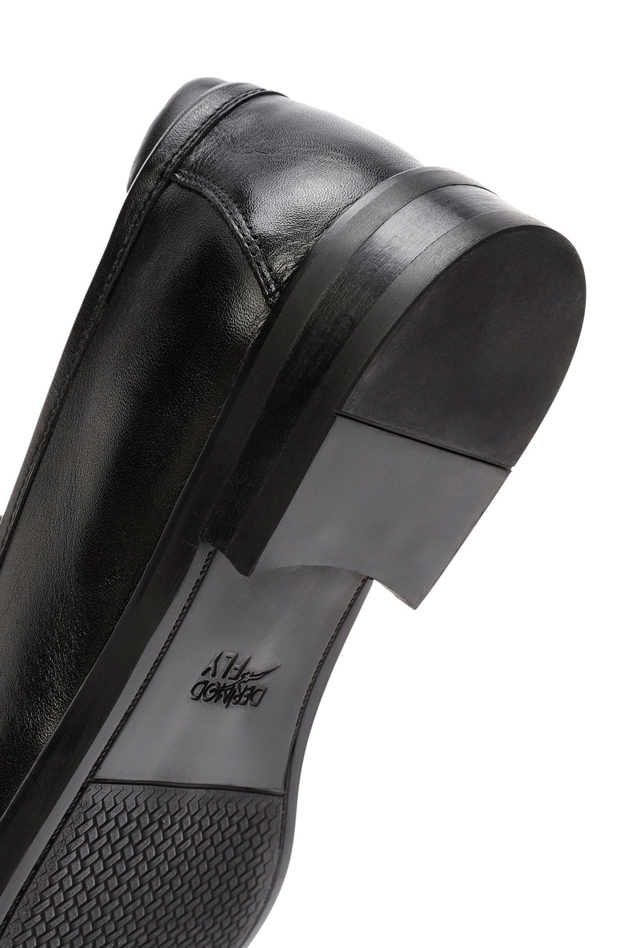 Men's Black Leather Classic Loafer