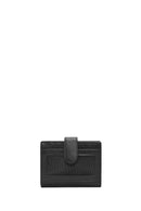 Men's Black Leather Card Holder | Derimod