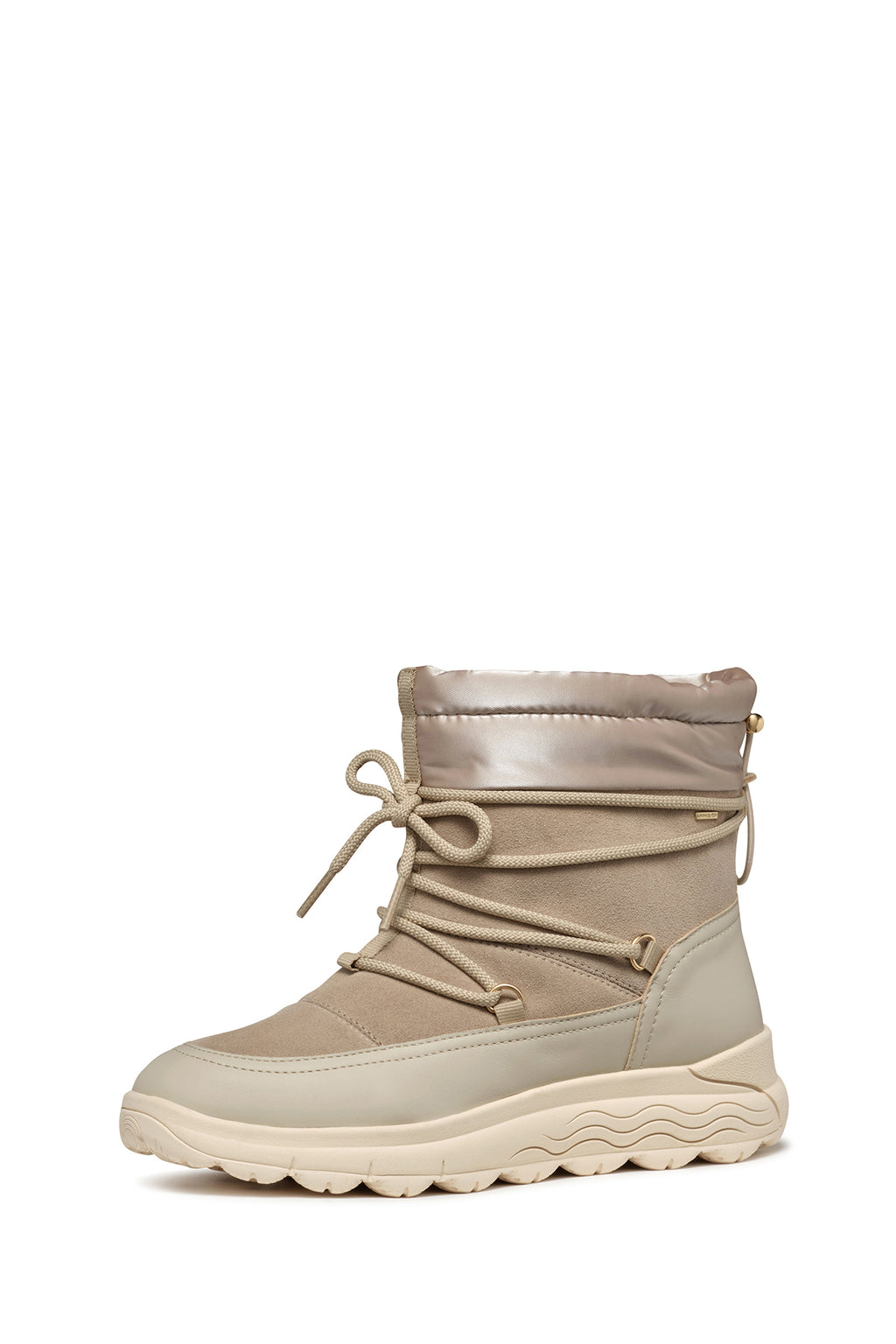 Geox Kadın Vizon Spherica 4x4 Abx Waterproof Deri Outdoor Bot