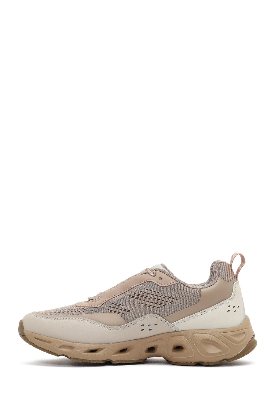 Derimod Studio Women's Beige Lace-Up Thick-Soled Sneaker