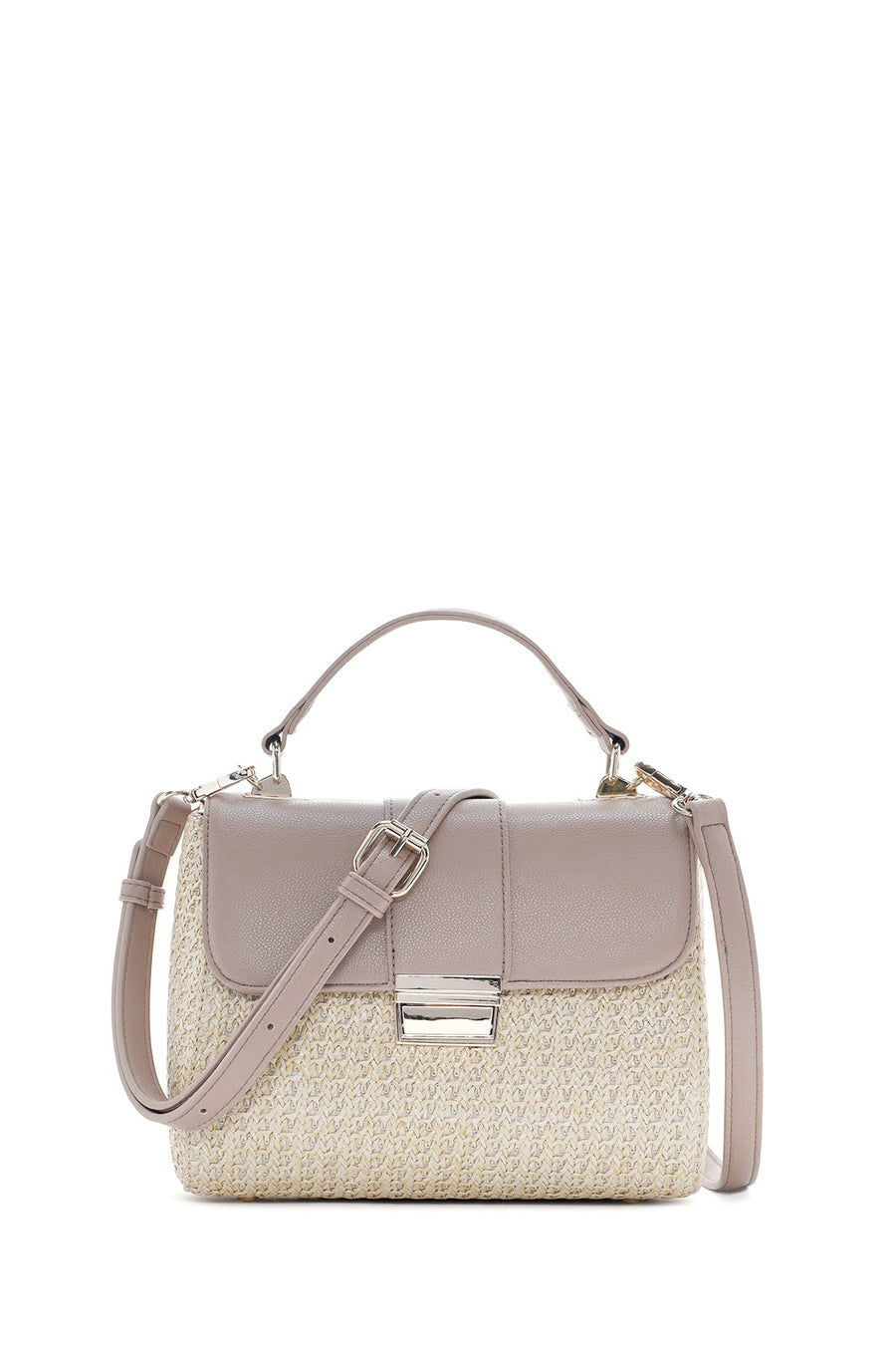Woman Cream Long Strap Straw Underarm Bag 26SBD2708M7 | Derimod