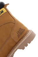 Caterpillar Women's Beige Nubuck Leather Boots | Derimod