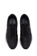 Erkek Siyah Deri Sneaker | Derimod