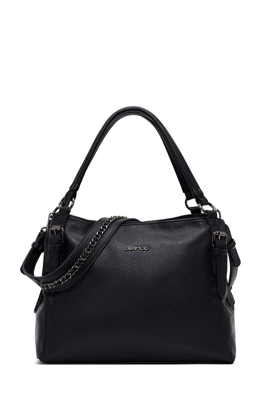 Woman Black Long-Strap Shoulder Bag WB200016SV | Derimod