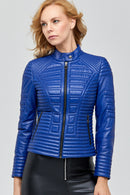 Newyork Women's Leather Jacket | Derimod