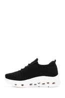 Derimod Zero Women's Black Lace-Up Thick Soled Sneaker | Derimod