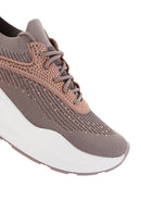 Women's Mink Thick Soled Sneaker | Derimod