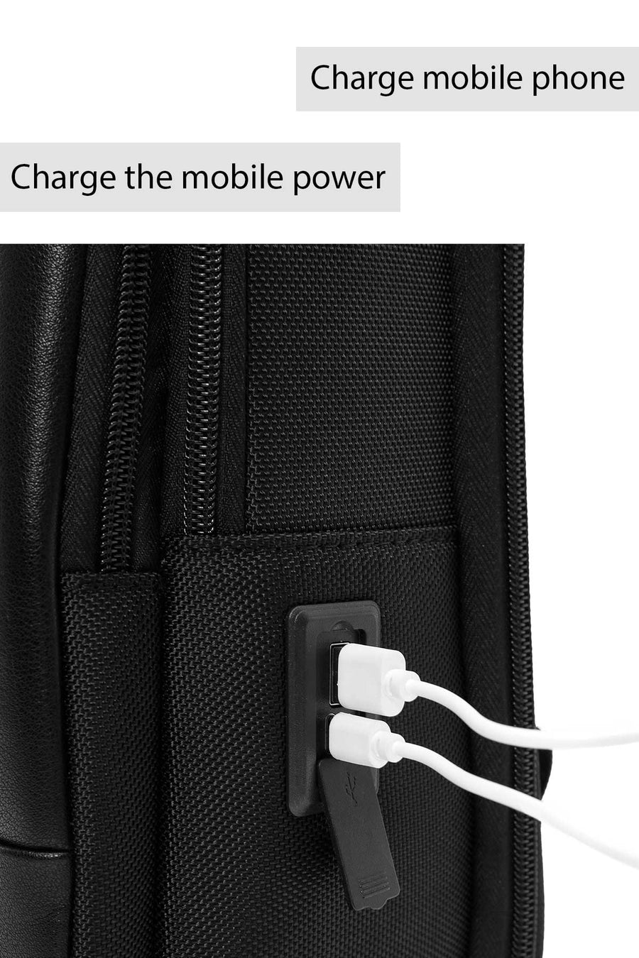 D-Pack Unisex Black Backpack