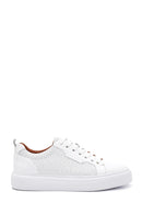 Erkek Deri Delikli Sneaker | Derimod