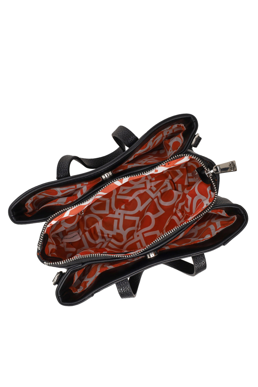 Woman Black Long-Strap Shoulder Bag