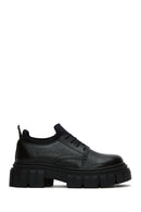 Women's Leather Thick Soled Casual Shoes | Derimod