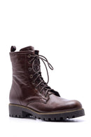 Women's Lace-Up Leather Boots | Derimod