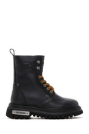 Harley Davidson Women's Black Dearie Leather Boots | Derimod