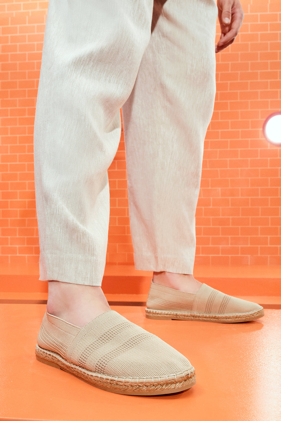 Men's Beige Espadrilles 24SFD61616F | Derimod