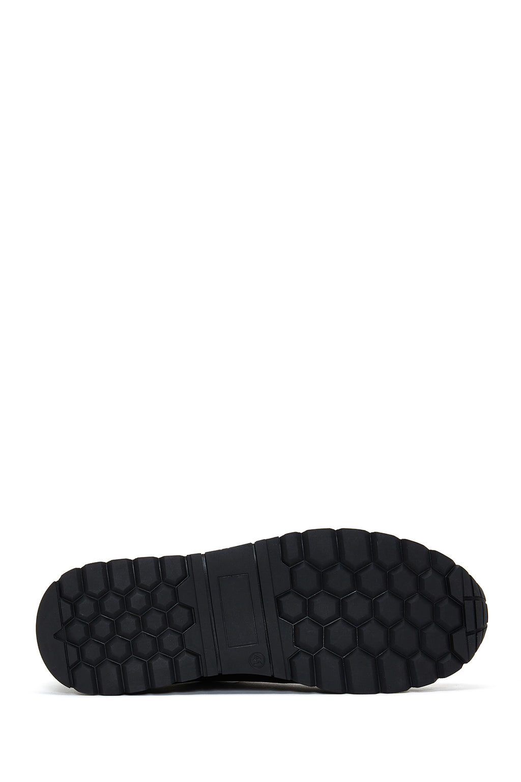 Erkek Siyah Bağcıklı Deri Casual Sneaker