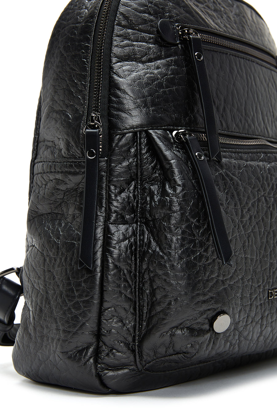 Women's Black Long Casual Backpack
