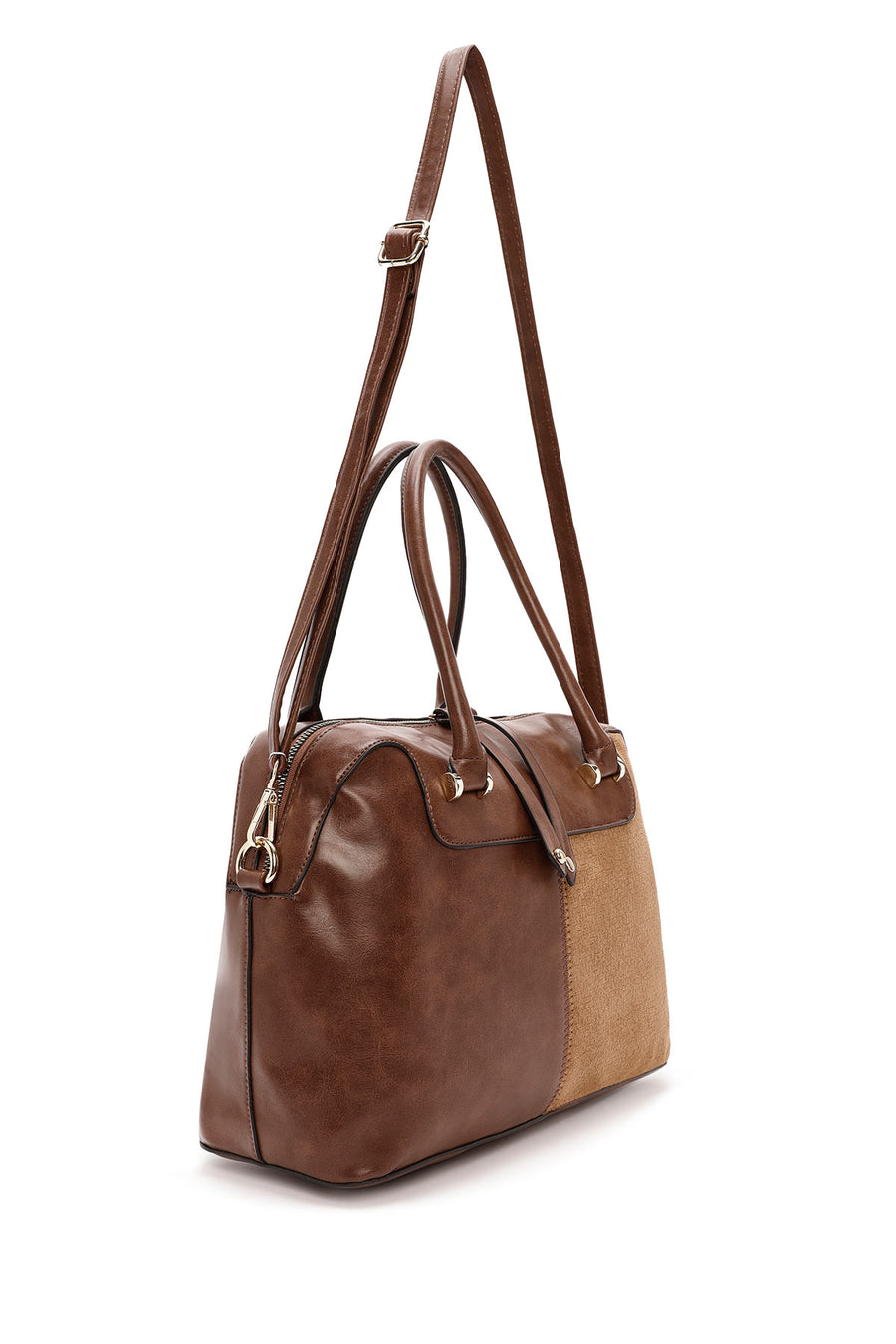 Women's Brown Long Strap Shoulder Bag