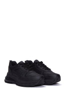 Women's Black Thick Soled Sneaker | Derimod