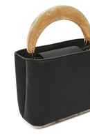 Kadın Siyah Uzun Askılı Mini Kol Çantası | Derimod