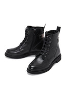 Women's Black Leather Boots | Derimod