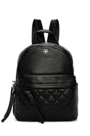 Women's Black Quilted Backpack | Derimod