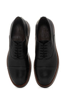 Men's Black Leather Oxford Casual Shoes | Derimod