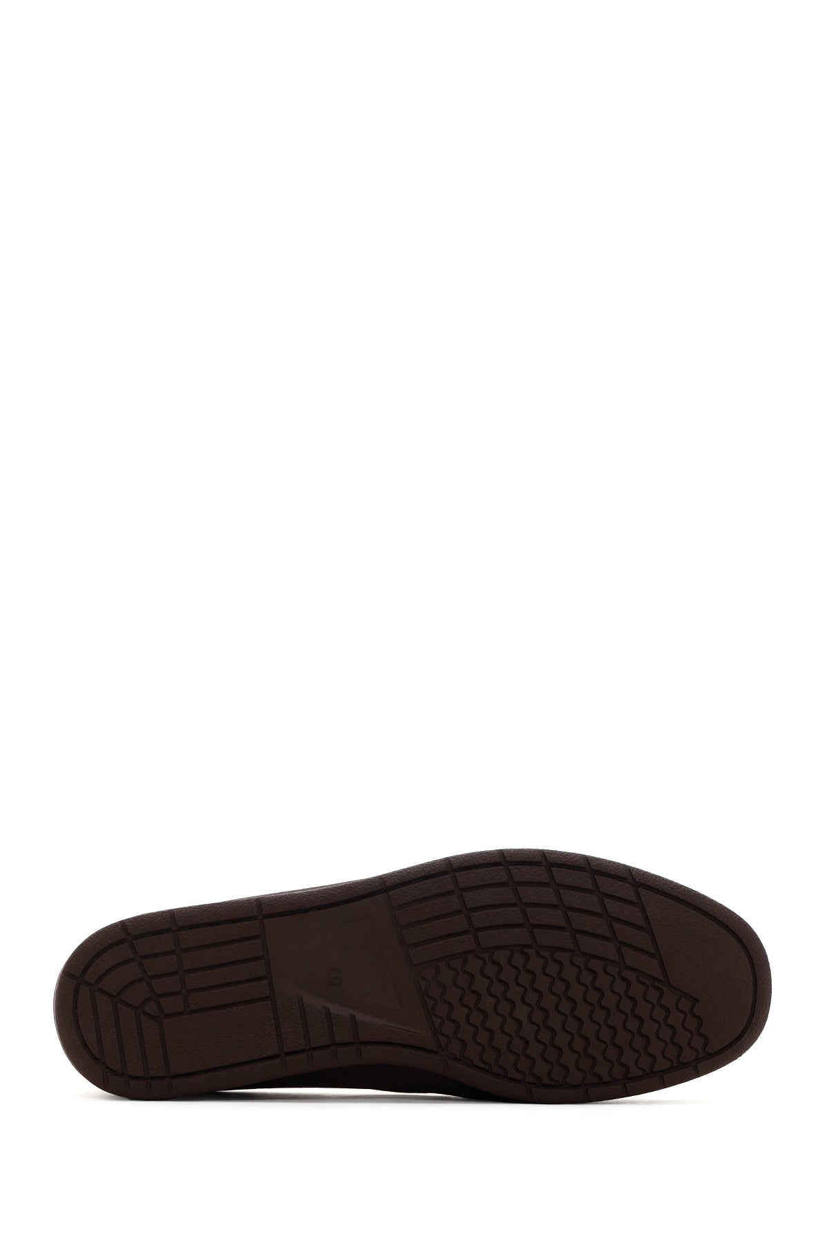 Erkek Kahverengi Deri Casual Ayakkabı