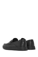 Erkek Siyah Deri Casual Loafer | Derimod